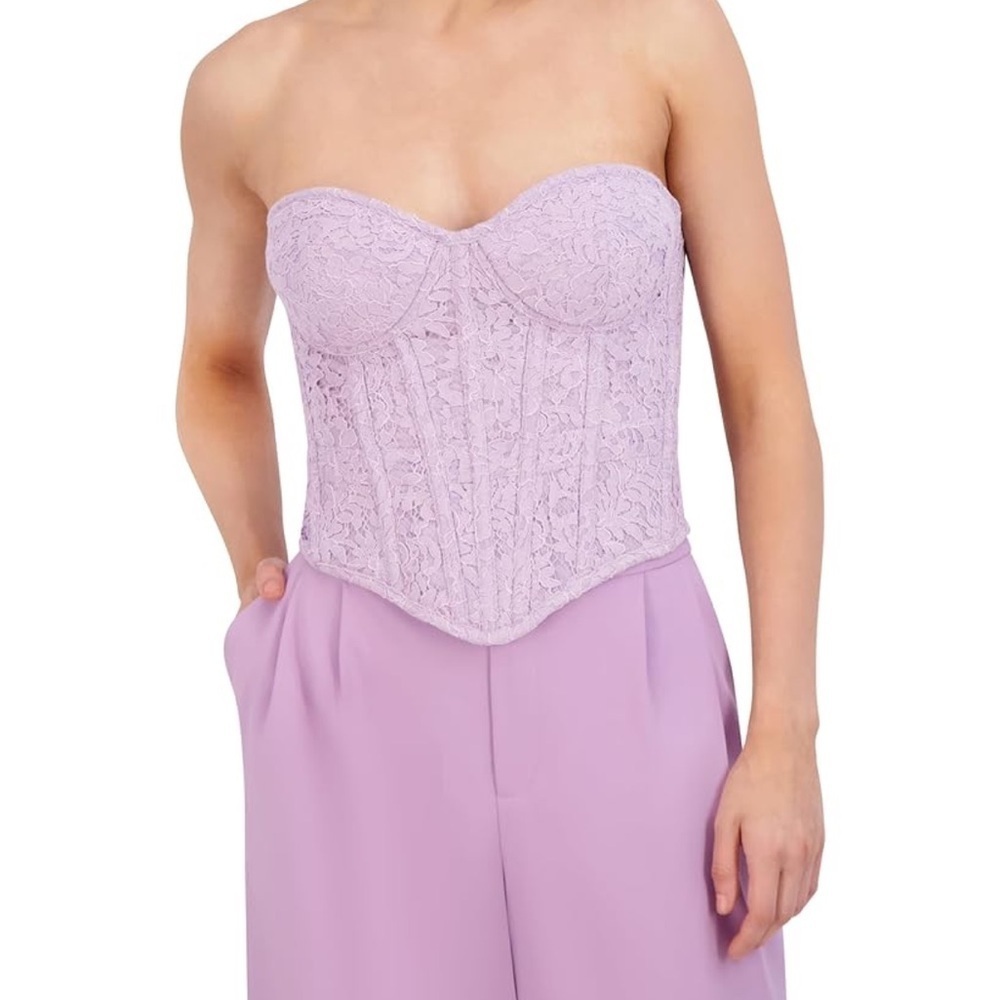 BCBGMAXAZRIA Sweetheart Neck Strapless Bustier Top size 6 NWT